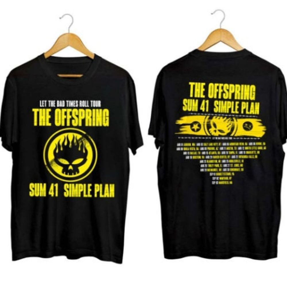 The Offspring Let The Bad Times Roll Tour 2023 Shirt 2 Sided T Shirt